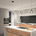 Artika Vivaldi 16-Watt 1 Light Matte Black LED Mini Pendant Light Fixture (L822)