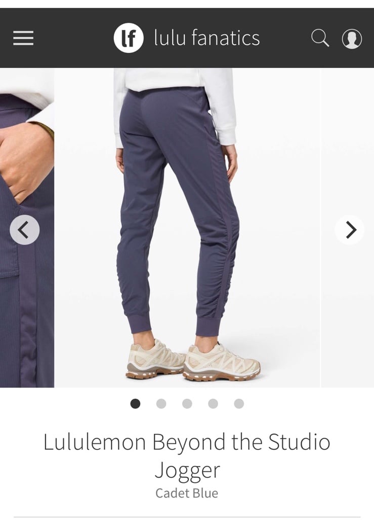 Lululemon beyond the studio jogger size 8