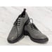 Calvin Klein Men's Gray Solid Round Toe Tie Oxford Shoes Size 8
