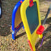 Chalk board and white board kids toy