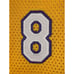 Kobe Bryant #8 Los Angeles Lakers NBA Reebok Gold Jersey Dress Women's MEDIUM