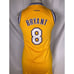 Kobe Bryant #8 Los Angeles Lakers NBA Reebok Gold Jersey Dress Women's MEDIUM