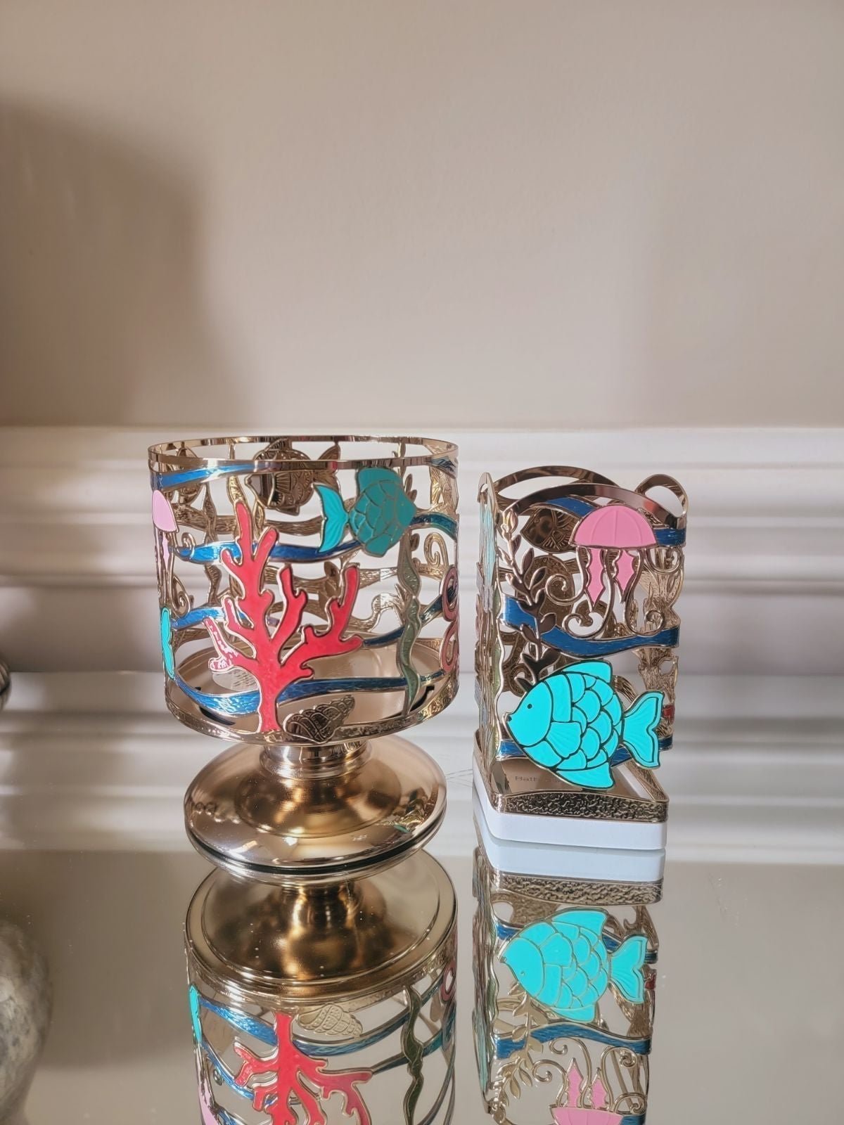 BBW 3 WICK CANDLE AND SOAP HOLDER