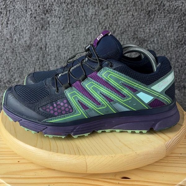Salomon X-Mission 3 Trail Shoes Womens 9.5 Multicolor Outdoor Hiking Sneakers