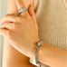 Silver Snake Choker Bracelet Matching Set, Chain Link, Serpent, Necklace
