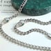 Silver Snake Choker Bracelet Matching Set, Chain Link, Serpent, Necklace