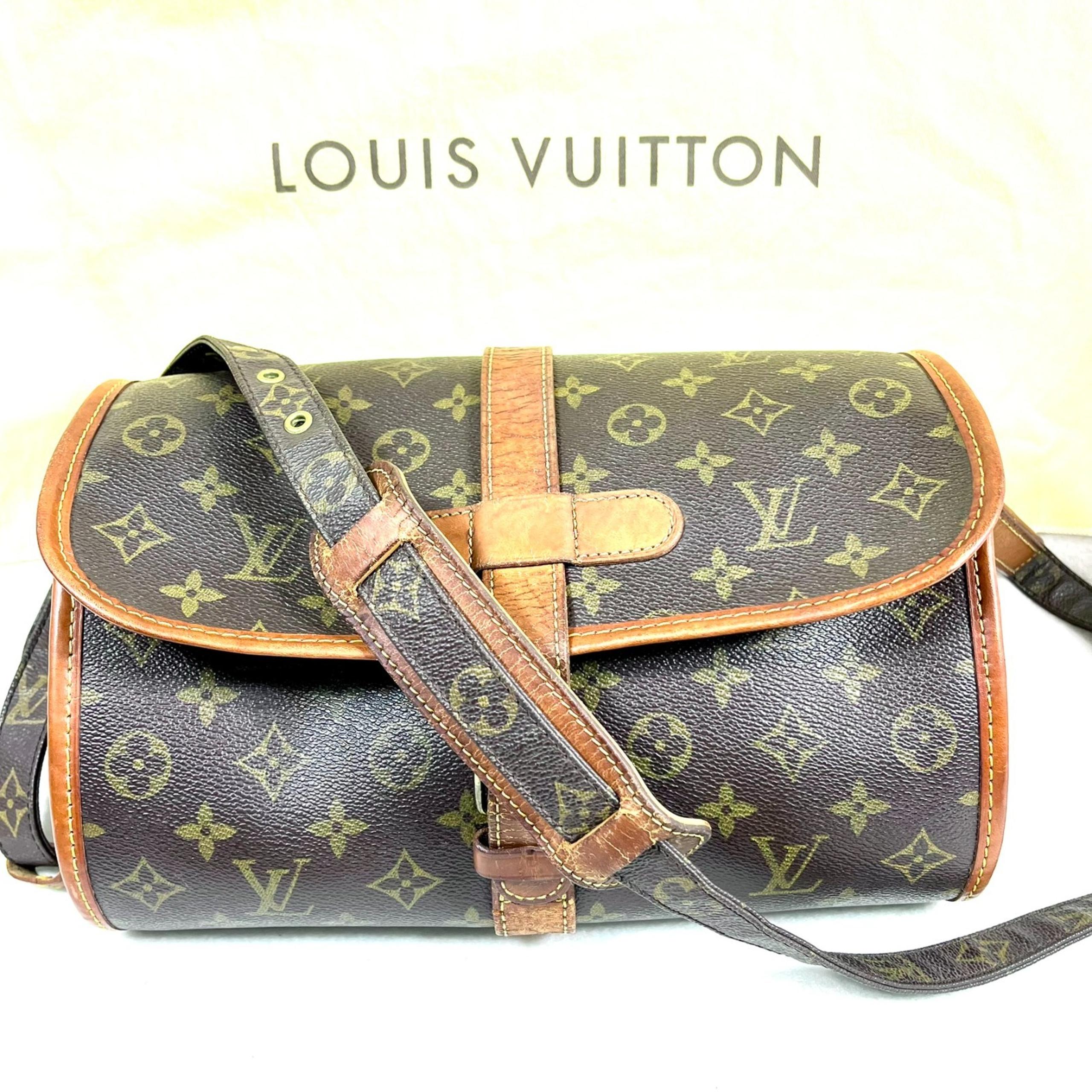 Authentic Louis Vuitton Monogram Marne Shoulder Bag M51369 w Dust Bag