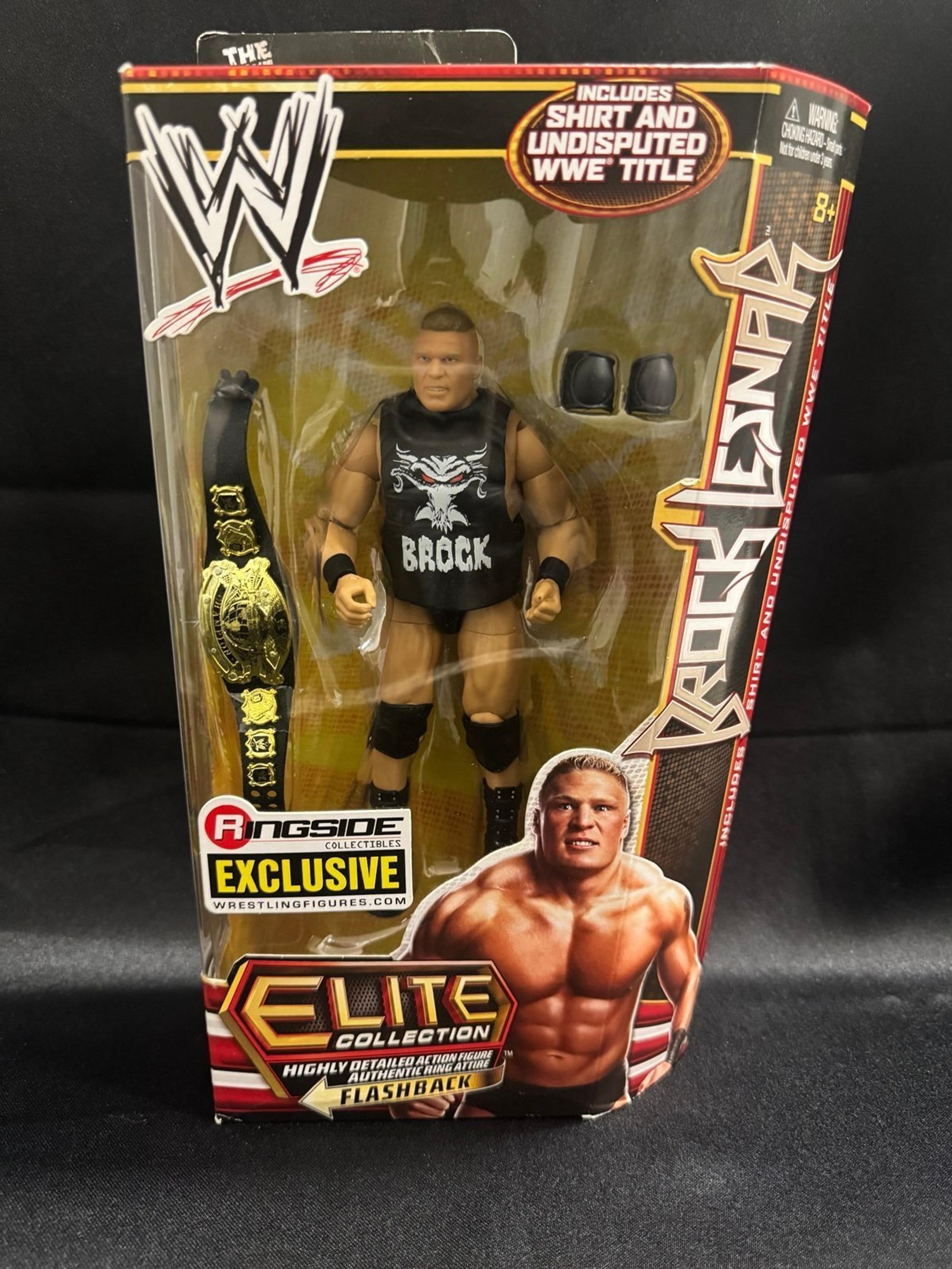 Brock Lesnar WWE Elite Ringside Exclusive Undisputed Championship Mattel
