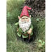 Garden Gnome Statue 10 - Outdoor Garden Gnomes - Lawn Gnome (Green)