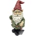 Garden Gnome Statue 10 - Outdoor Garden Gnomes - Lawn Gnome (Green)
