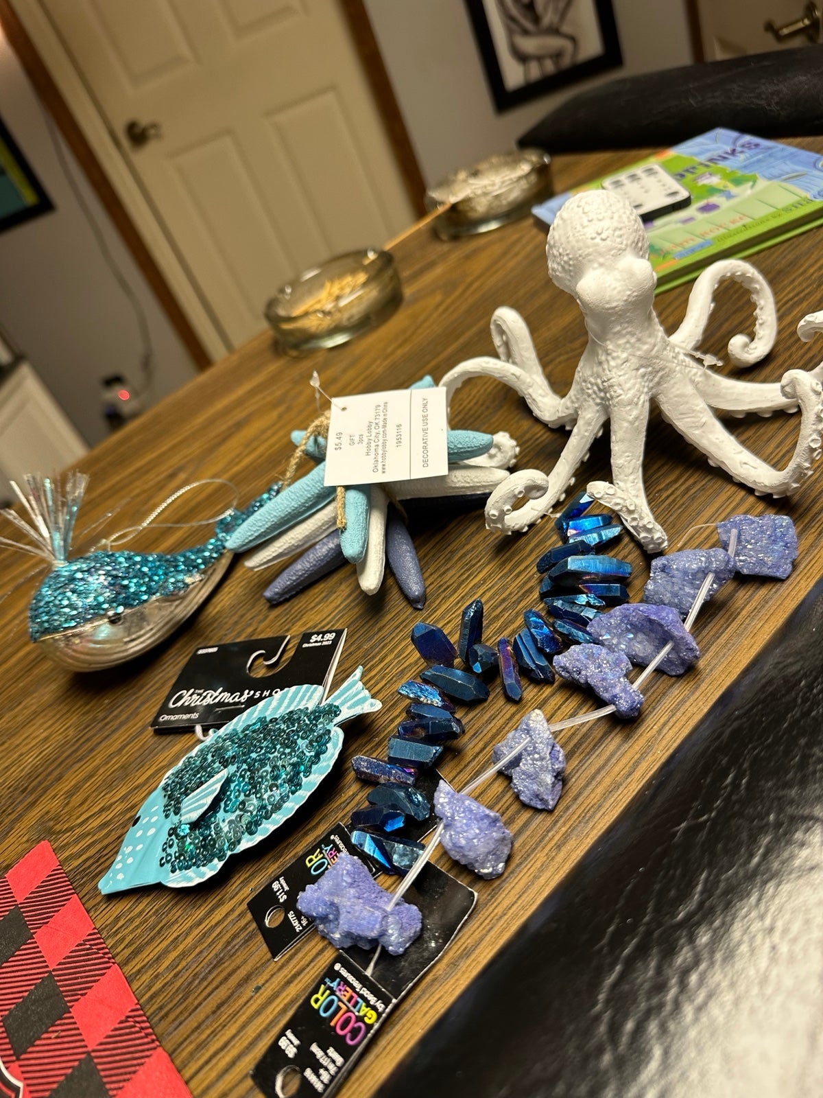 New resin like octopus with new decorative pieces for your own design