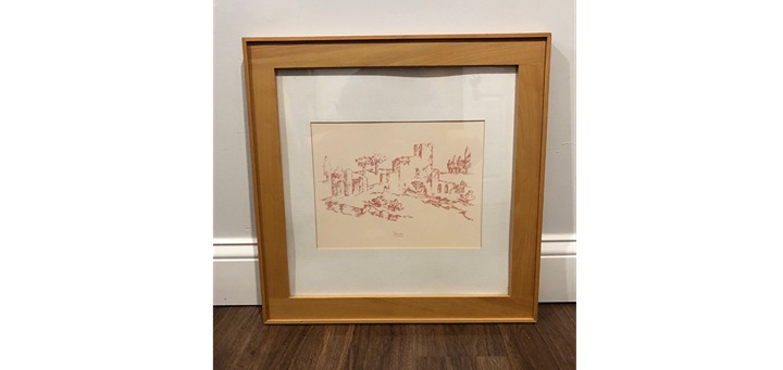 ‘Tuscan Landscape with Tower’ by Michael Graves