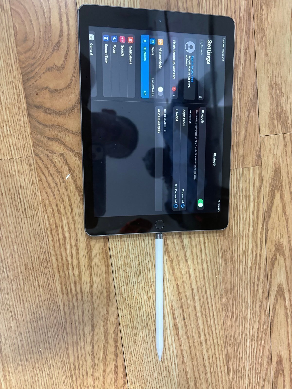 Apple Pencil 1st Generation Stylus for Apple iPad White MISSING USB-C ADAPTER