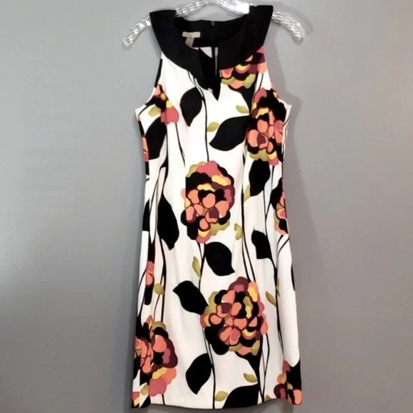 [Kim Rogers] bold floral dress Kim Rogers