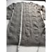 SUNDANCE Vintage Leah Mae Wool Sweater Gray Dress Pointelle Knit Gray PS