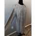 SUNDANCE Vintage Leah Mae Wool Sweater Gray Dress Pointelle Knit Gray PS