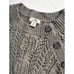 SUNDANCE Vintage Leah Mae Wool Sweater Gray Dress Pointelle Knit Gray PS