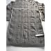 SUNDANCE Vintage Leah Mae Wool Sweater Gray Dress Pointelle Knit Gray PS