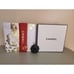 CHANEL Square Empty Gift Box Container 8.5 x3.75 Cover Camellia Flower Ribbon