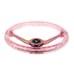 NEW JDM Universal 6-Hole 350mm Deep Dish Pink Crystal Bubble Steering Wheel