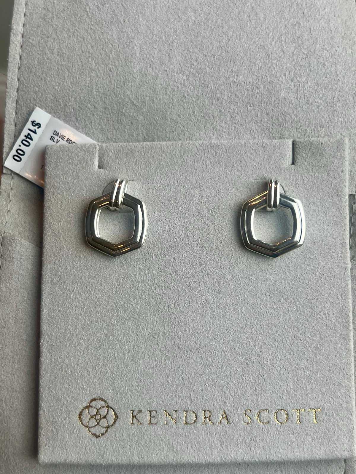 New Kendra Scott sterling silver Davie earrings