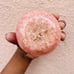 Large Rose Quartz Crystal Orgone Bowl Hand Carved Crystal Gemstone Bowl
