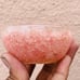 Large Rose Quartz Crystal Orgone Bowl Hand Carved Crystal Gemstone Bowl