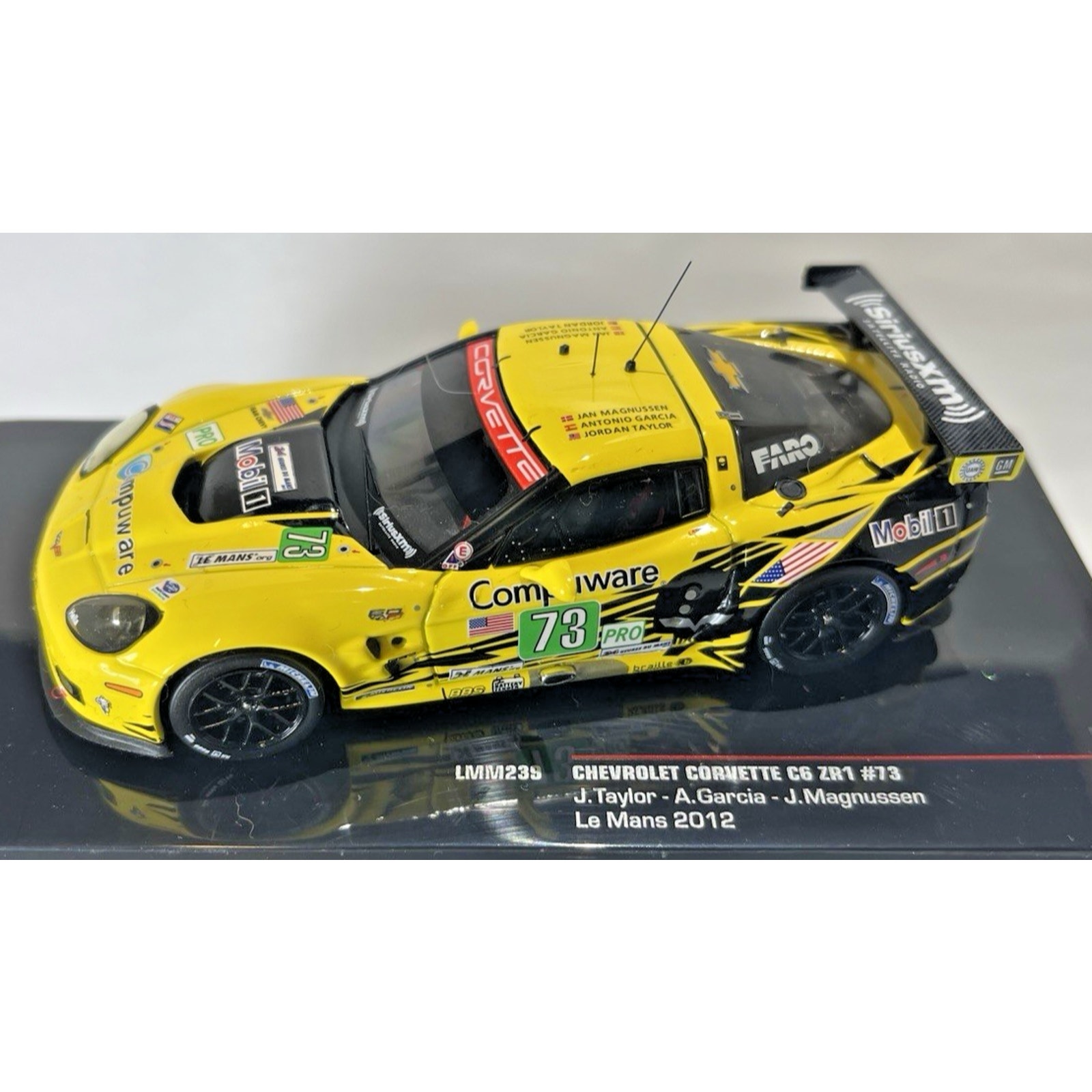 IXO 1:43 24 Heures Du Mans LMM239 Chevrolet Corvette C6 ZR1 #73 Diecast Model