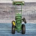 Vintage 1/16 scale Ertl John Deere Diecast tractor with loader green & yellow