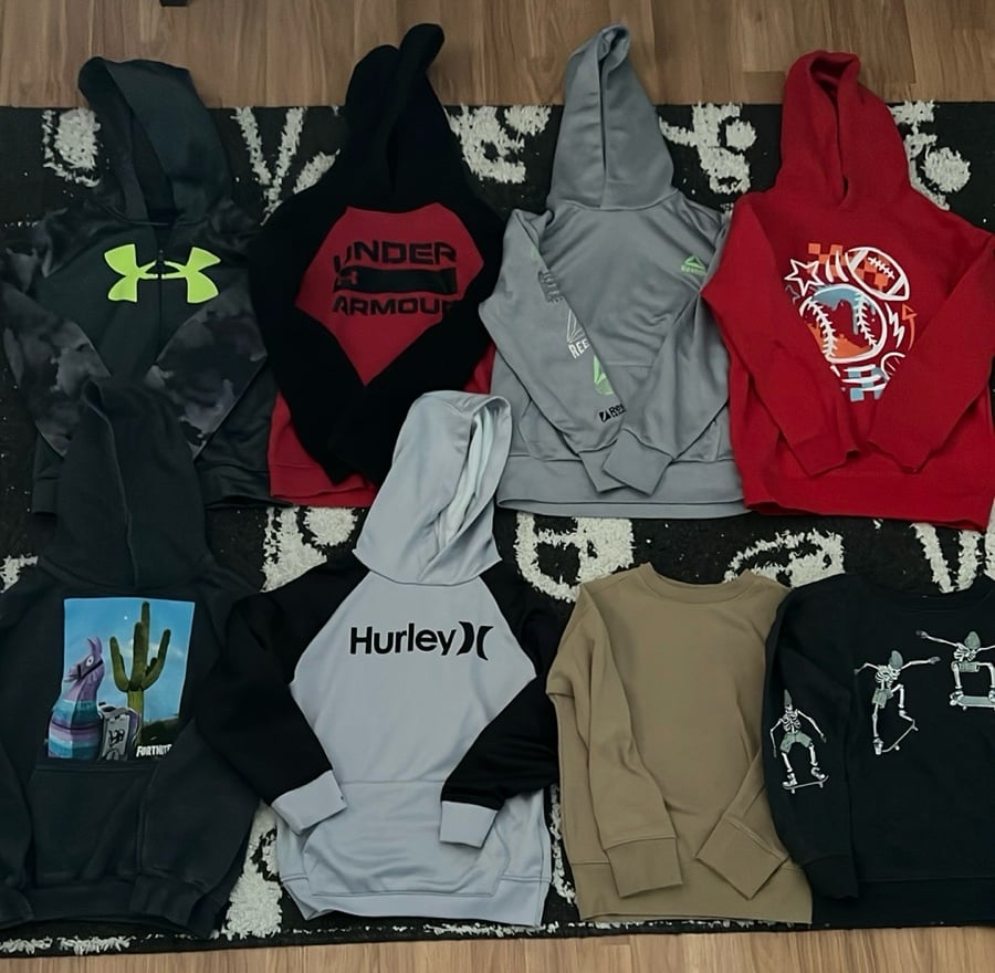 Boys size 7 hoodie bundle!