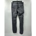 True Religion Men's Ricky Relaxed Straight Black & Purple Distressed Jeans 29x32