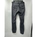 True Religion Men's Ricky Relaxed Straight Black & Purple Distressed Jeans 29x32