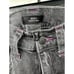 True Religion Men's Ricky Relaxed Straight Black & Purple Distressed Jeans 29x32