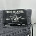 True Religion Men's Ricky Relaxed Straight Black & Purple Distressed Jeans 29x32