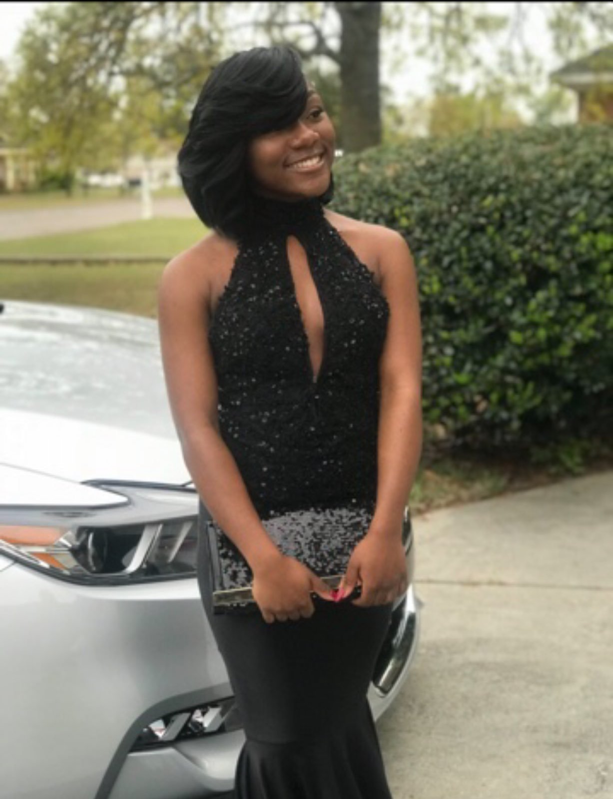 black prom dress