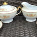 Vintage Royal Embassy China 2 Teacups w/Creamer Sugar