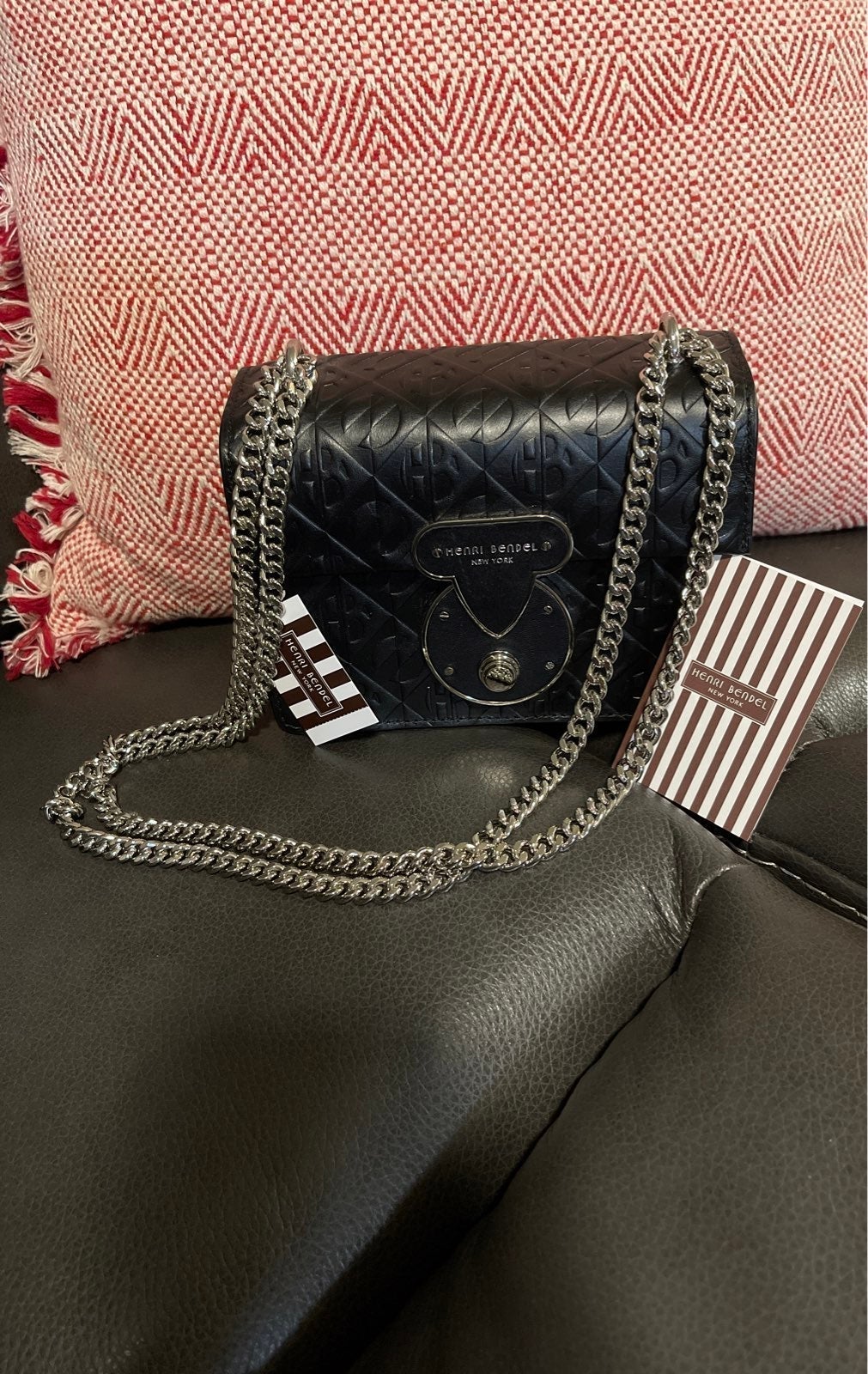 Henri Bendel Embossed Leather Handbags | Mercari