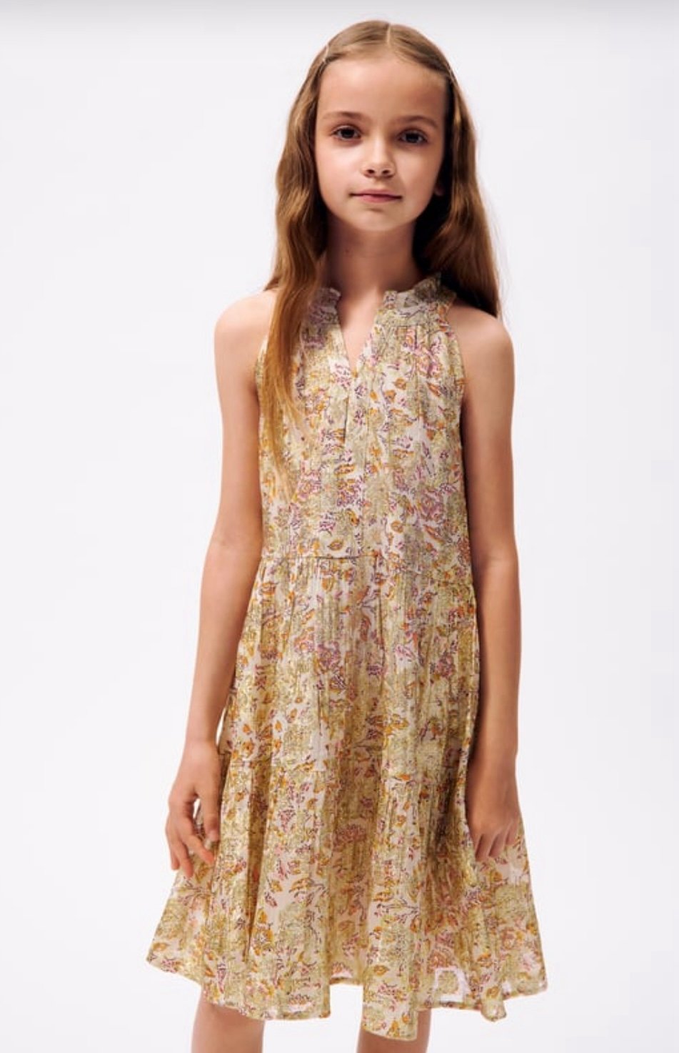 New Zara Sparkly Jacquard Dress