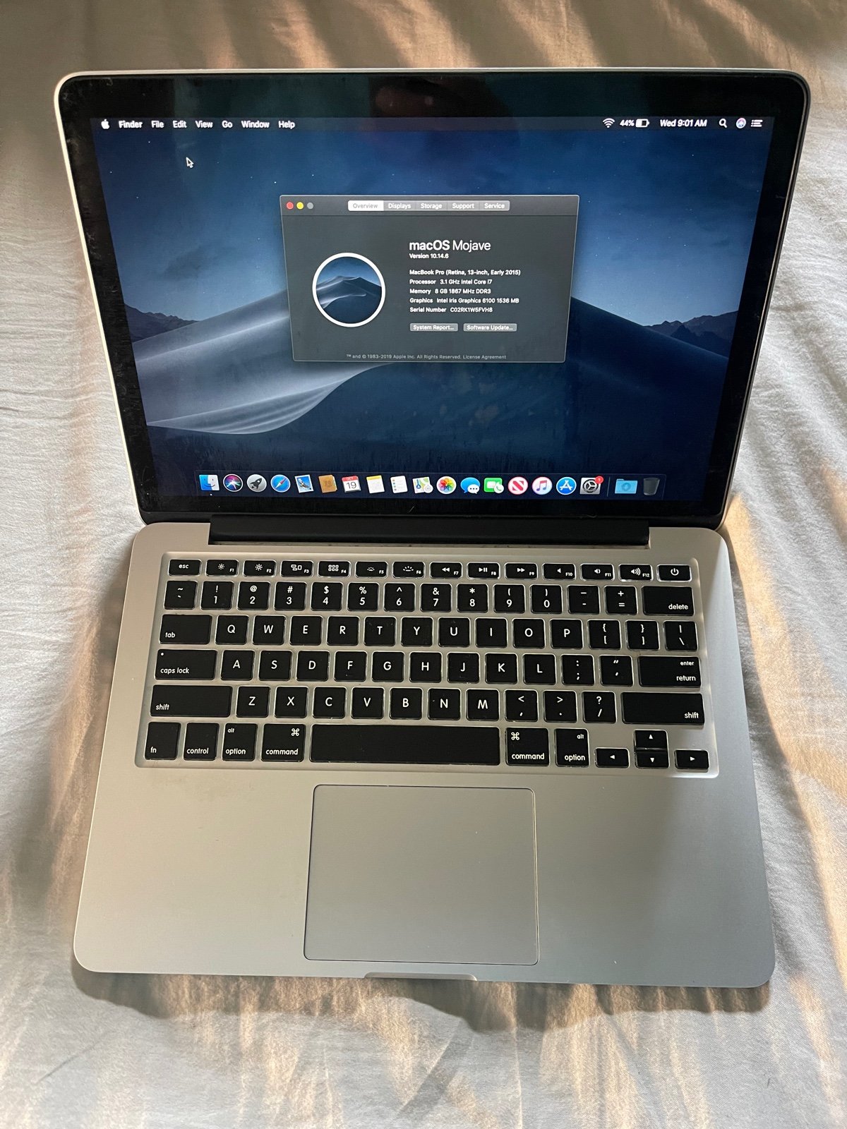 MacBook Pro LAPTOP Intel CORE i7 3.1GHZ PROCESSOR 500GB DRIVE LAPTOP WITH EXTRA