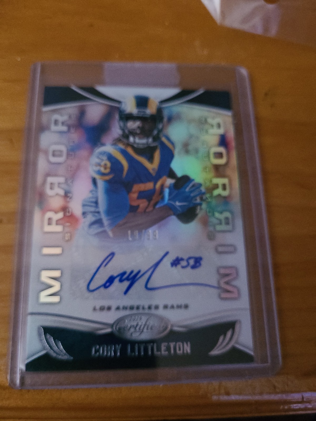 AUTOGRAPHED CERTIFIED CORY LITTLETON