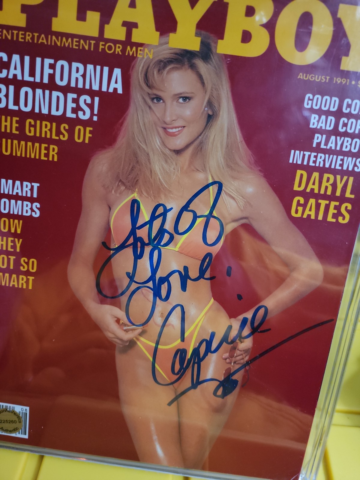 Signed Caprice Magazine August 1991