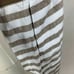 J Jill Linen Side-Button Maxi Skirt Elastic Waist Striped Pockets Women Large