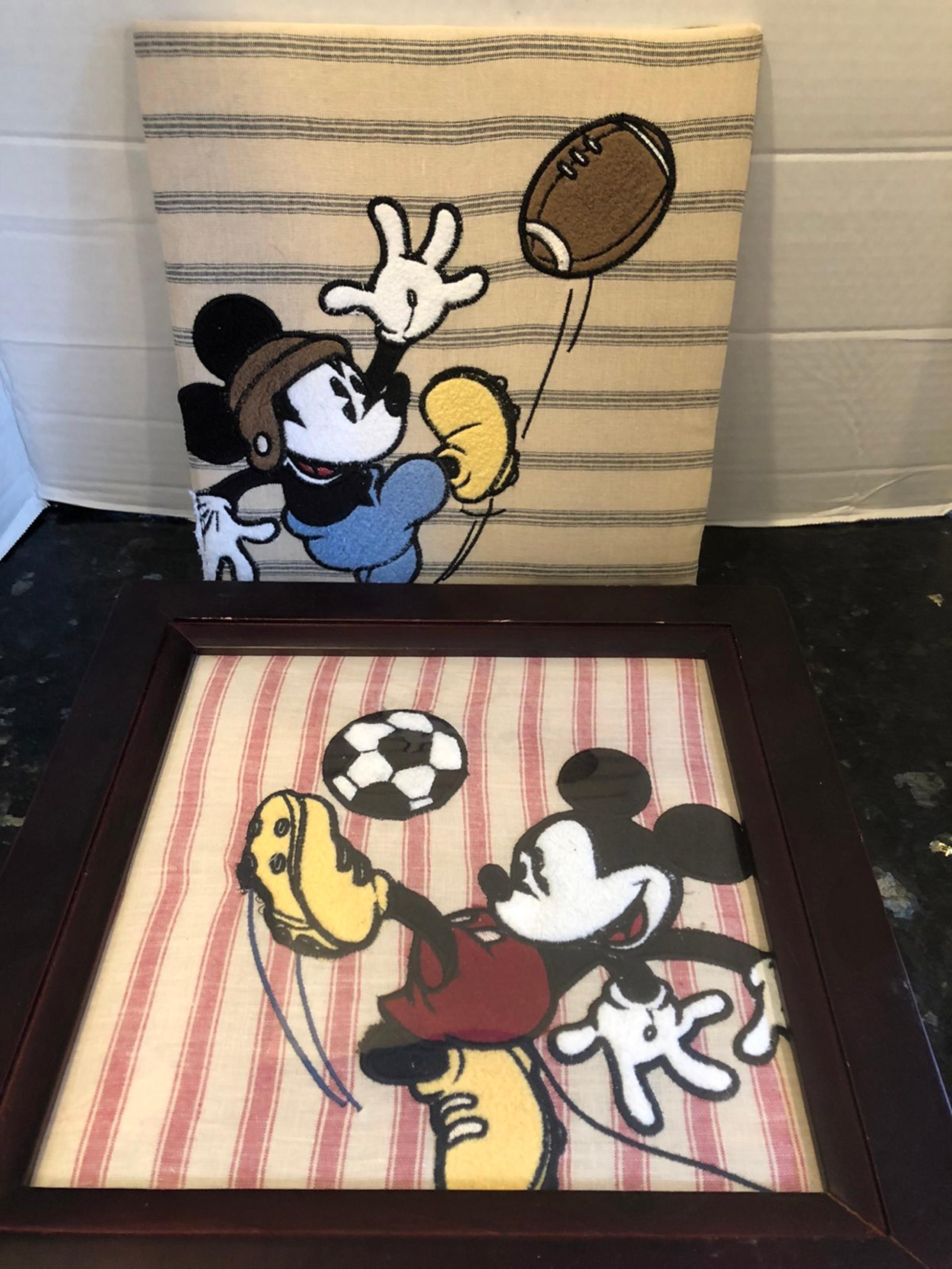 Vintage quilted Disney wall hanging