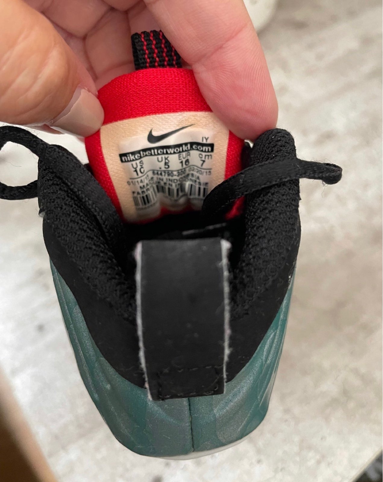 Sales Nike foamposite crib shoes