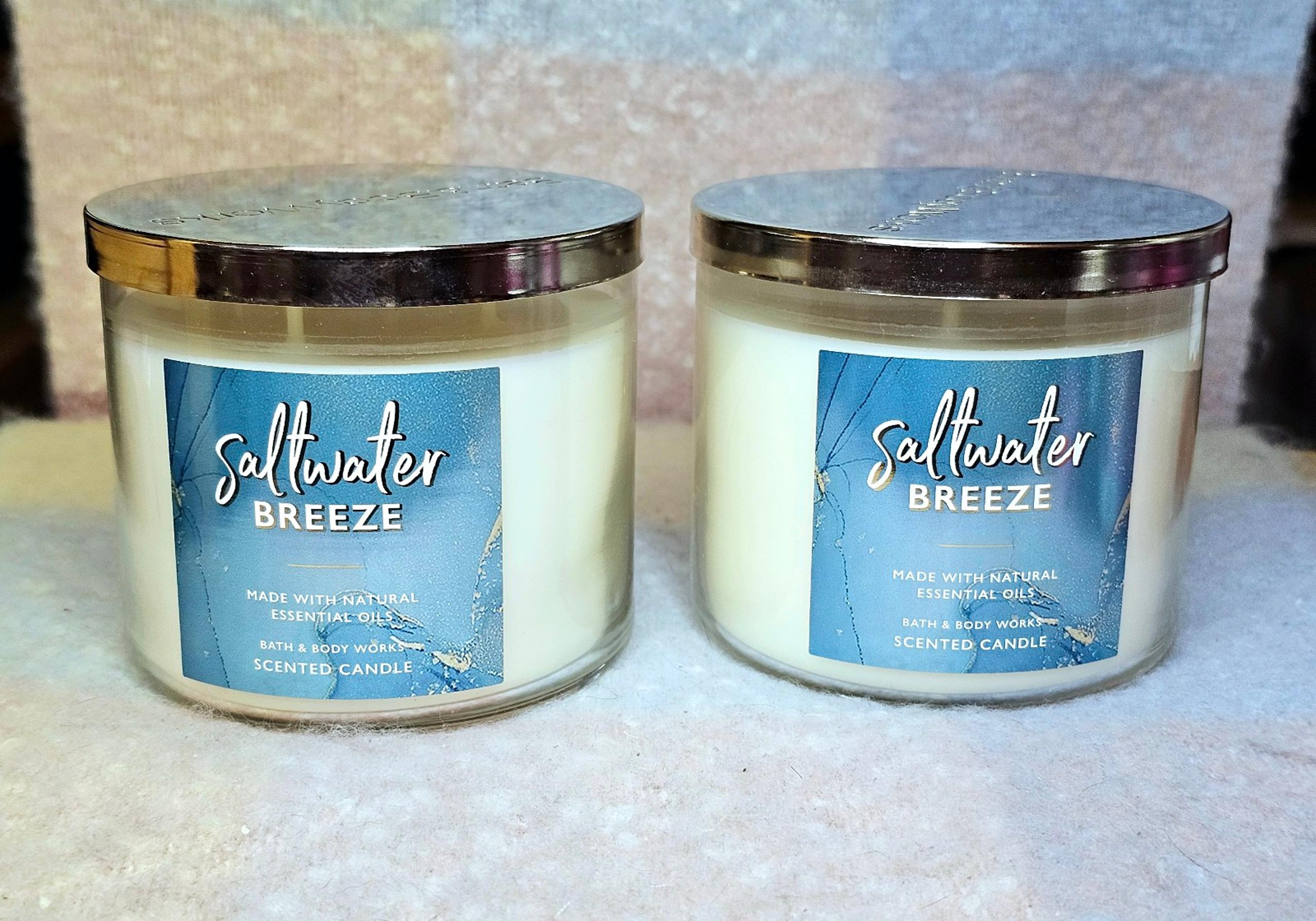 ❤️ Saltwater Breeze ❤️ 3-Wick Candle x2 by Bath & Body Works