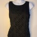 WHBM women’s black sleeveless eyelet top size 4