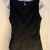 WHBM women’s black sleeveless eyelet top size 4