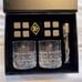 JC Newman Diamond Crown Whiskey Glass and Stone Set - Limited Edition