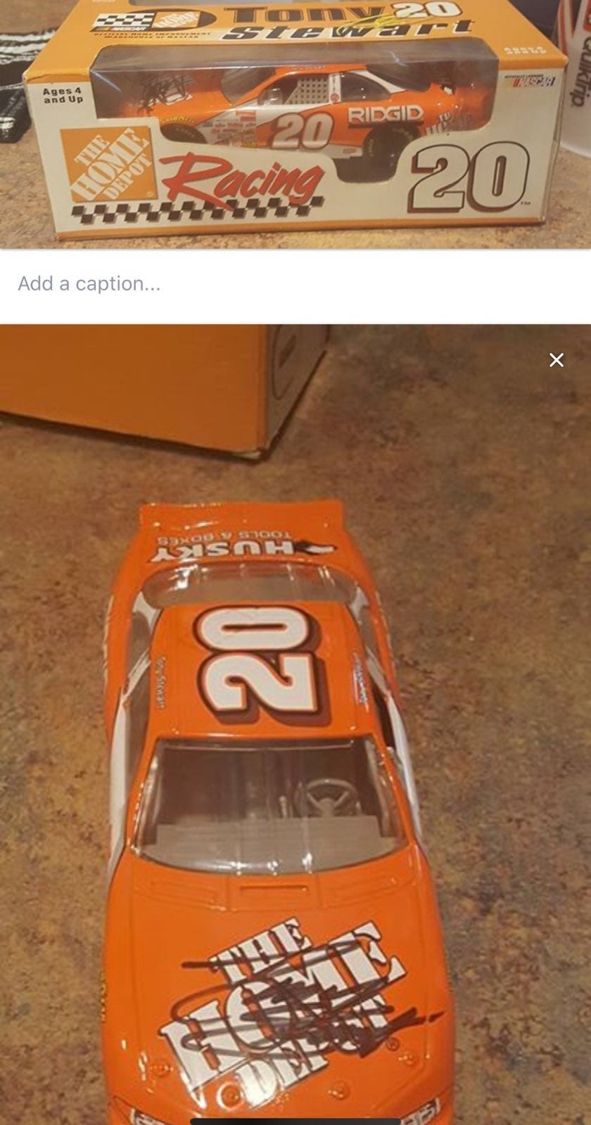 Autographed Action #20 Tony Stewart 1999
