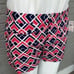 Gap Women Pink Blue White Clean Front Shorts Size 6